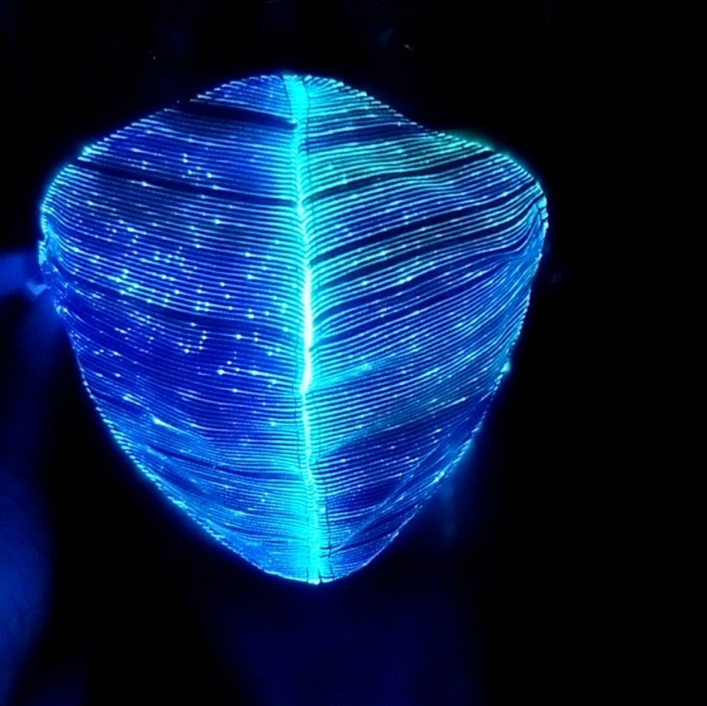 LED GLOW Mask Gray - Picture 4 of 9
